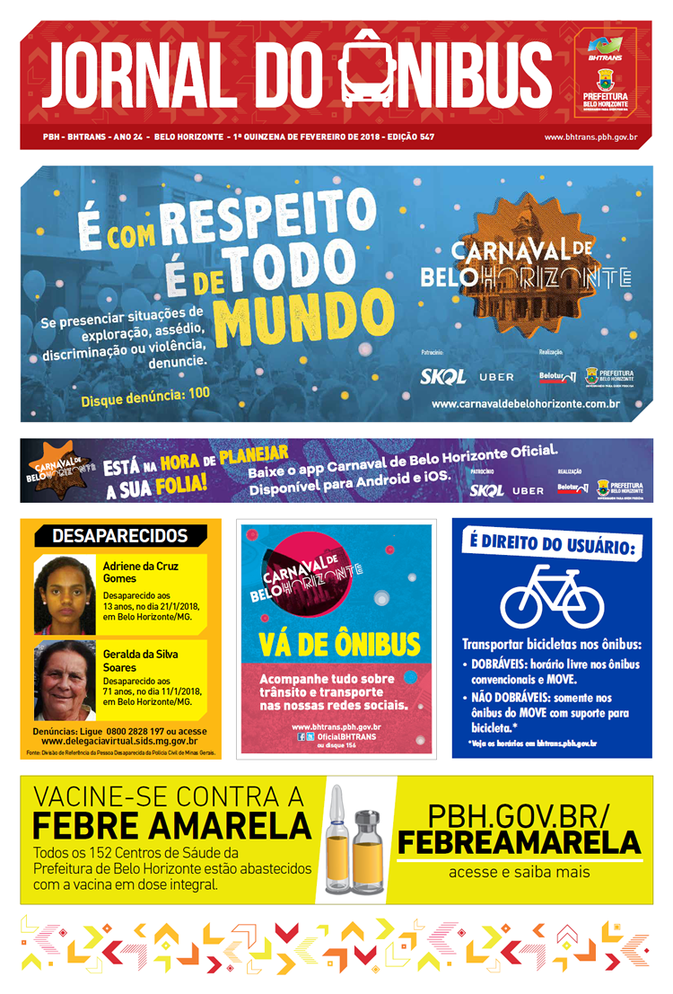 Edição do Jornal do Ônibus nº 547