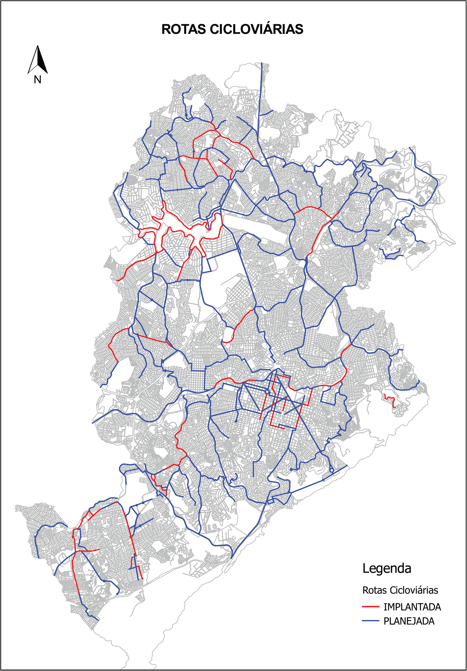 ROTAS CICLOVIARIAS MAPA PNG