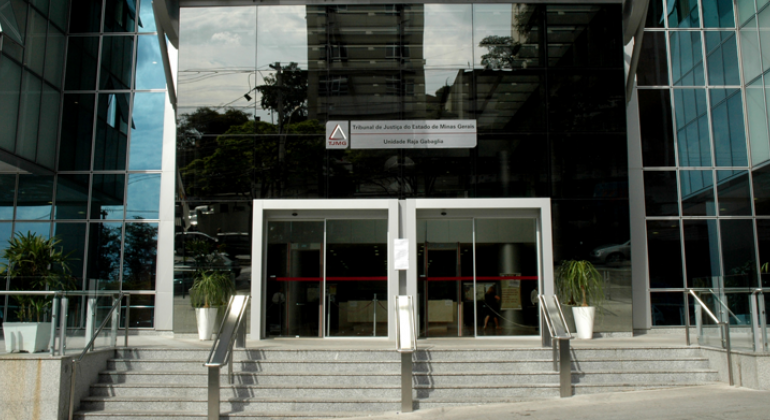 Fachada do Tribunal de Justiça do Estado de Minas Gerais, unidade Raja Gabáglia. Foto ilustrativa. 