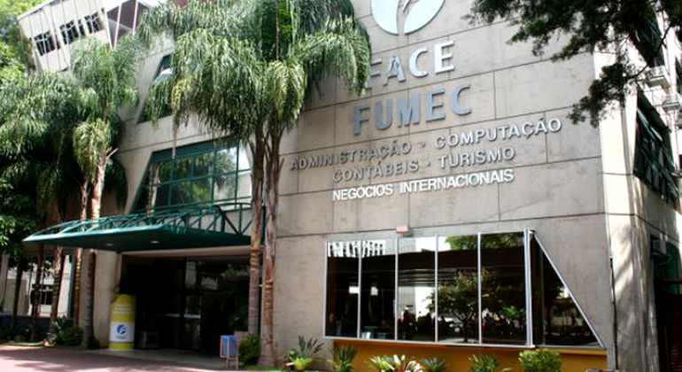 Fachada da Fumec, uma das instituições que está oferecendo bolsas parciais ou integrais de estudo. 